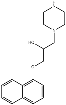 1-(Naphthalen-1-yloxy)-3-piperazin-1-yl-propan-2-ol